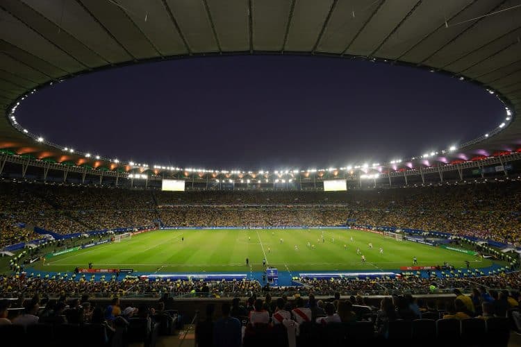 Imagem do Maracanã, no Rio de Janeiro
