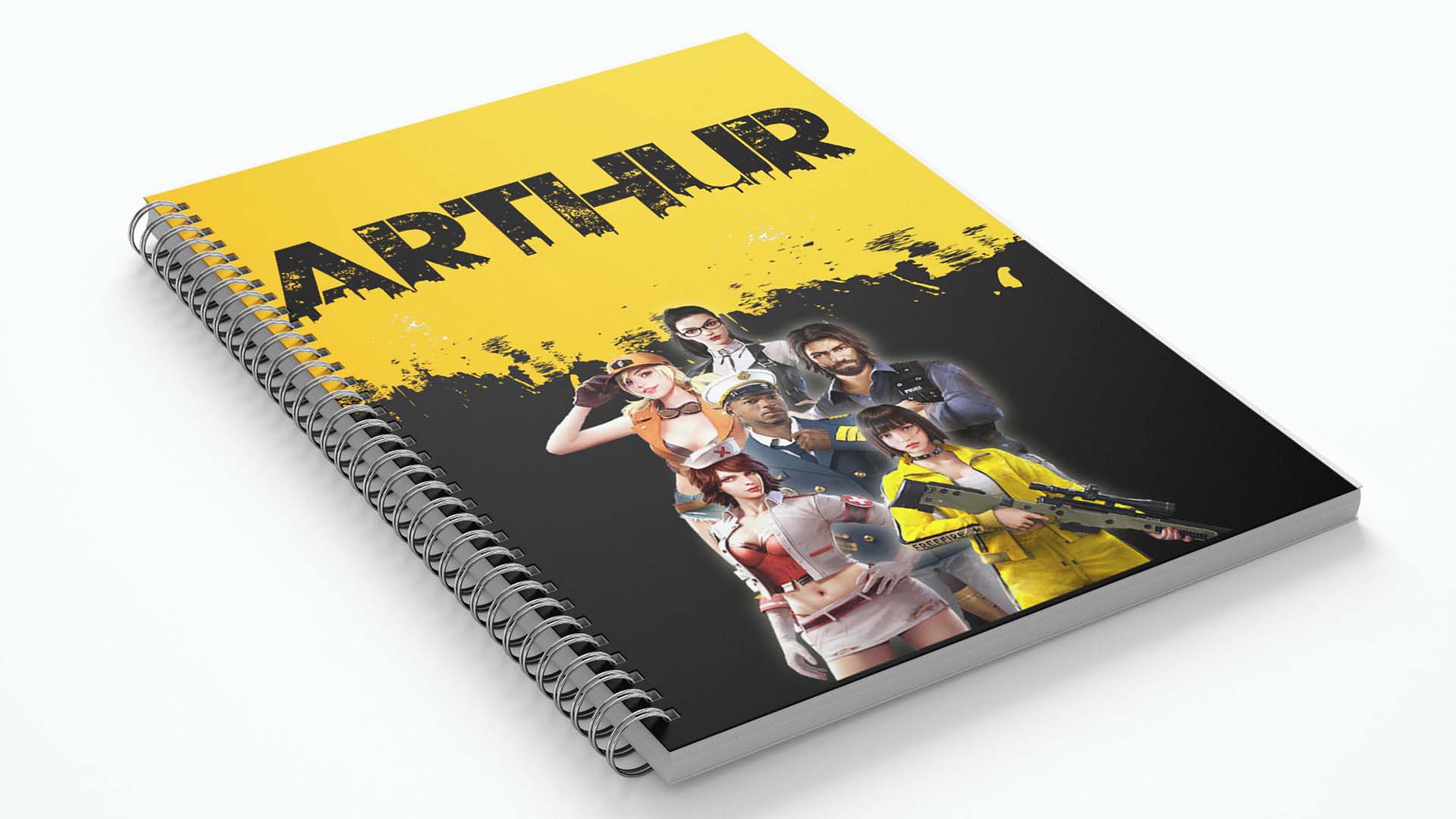 caderno free fire