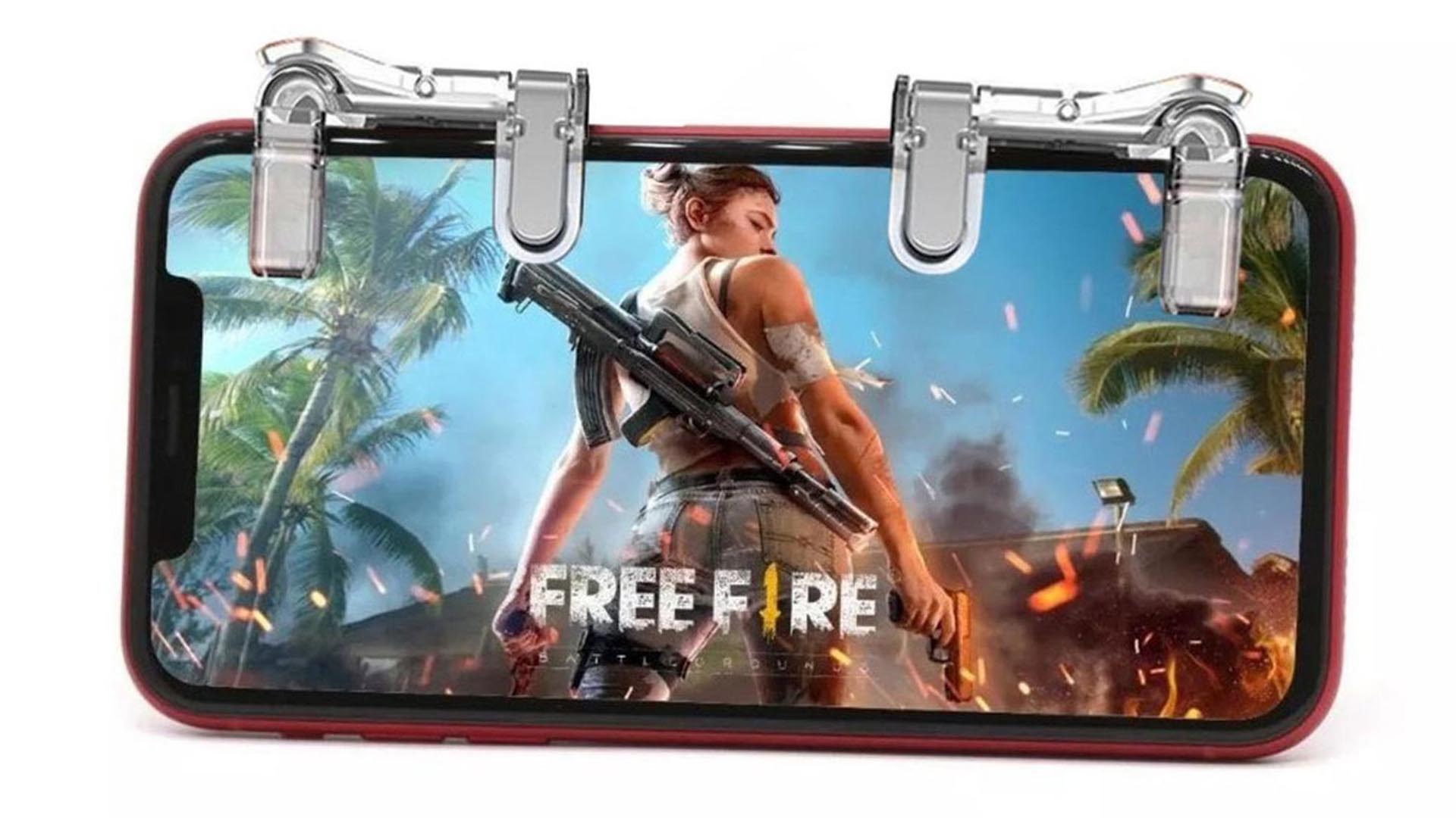 gatilho celular free fire