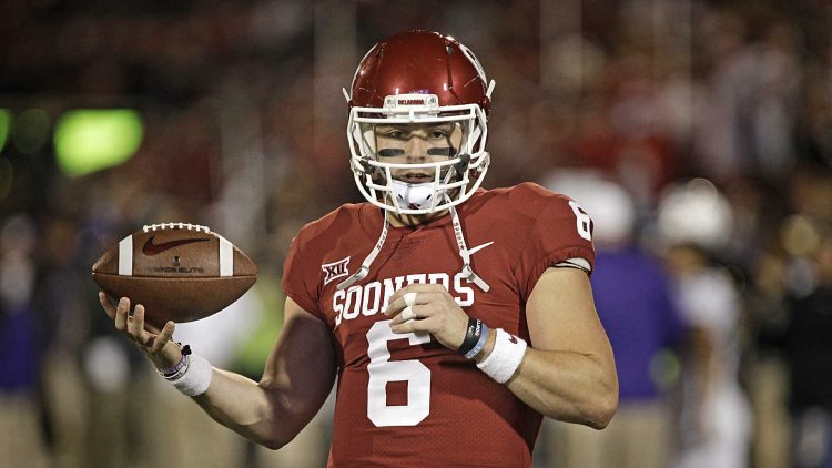 Imagem de Baker Mayfield no Futebol Americano Universitário
