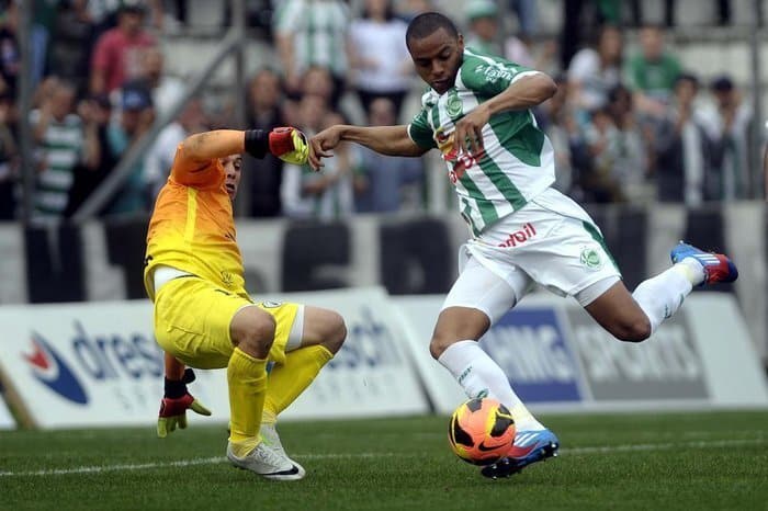Imagem do gol do Juventude na final da Série D de 2013