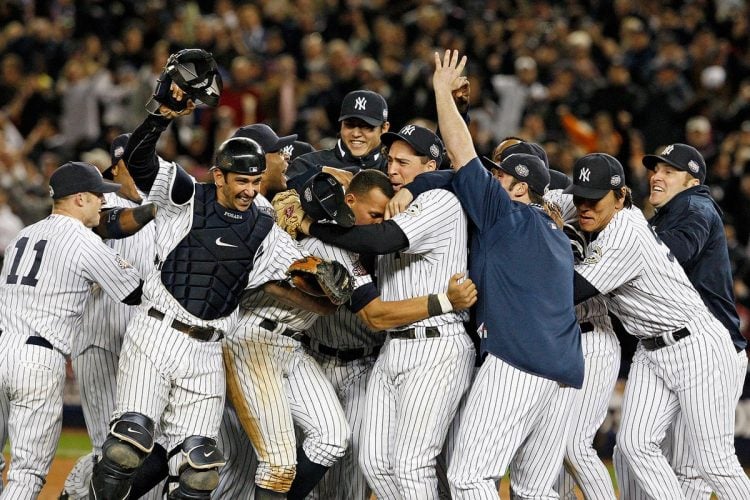 Imagem do New York Yankees campeão da MLB