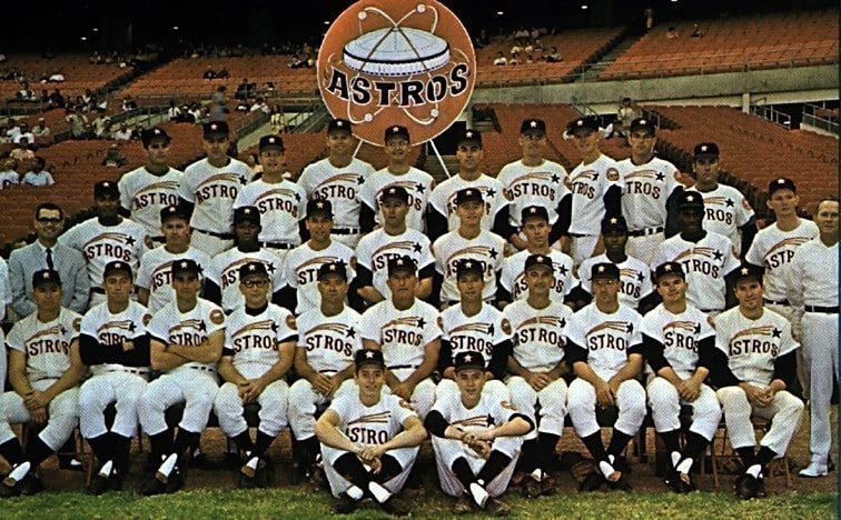 Primeira foto de equipe como Houston Astros