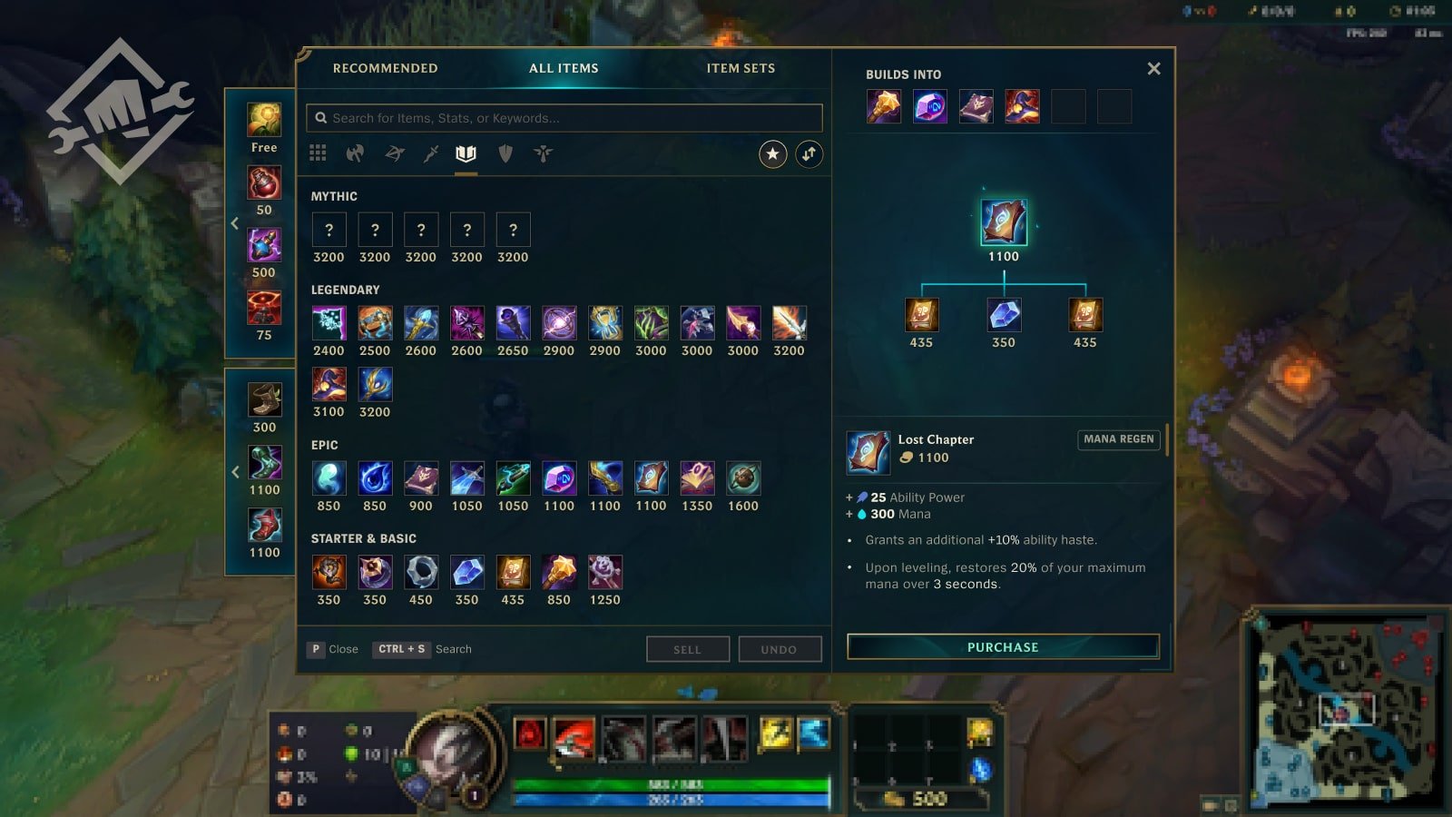 itens no LoL