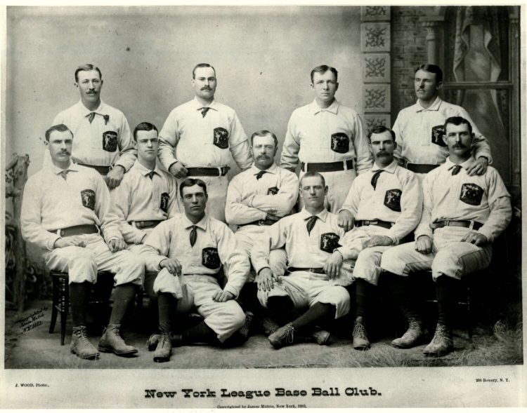 Foto do New York Gothams, no começo da história do San Francisco Giants