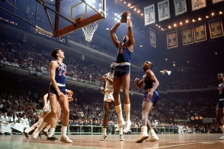 Wilt Chamberlain, recordista em rebotes da NBA