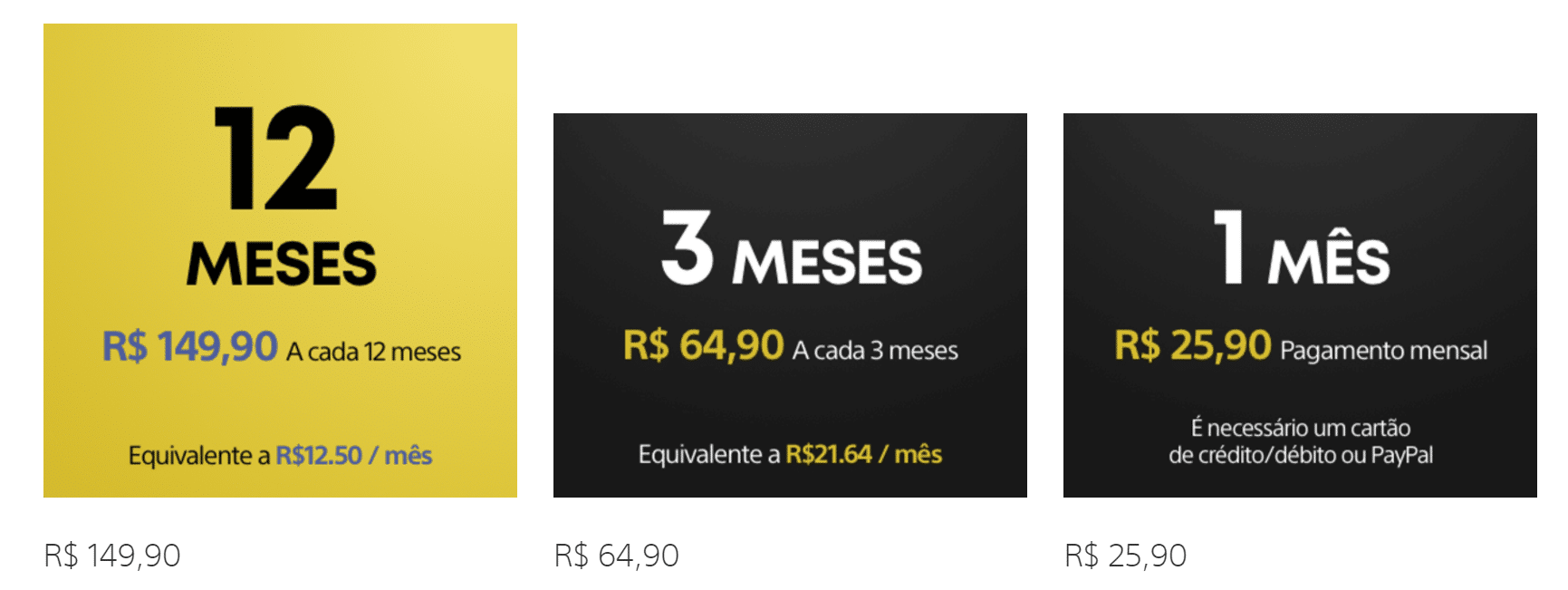 preço ps plus