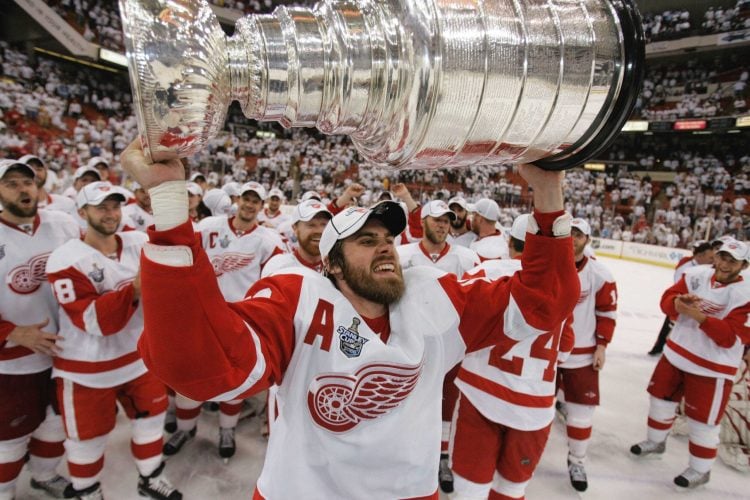 O Detroit está entre os maiores campeões da NHL