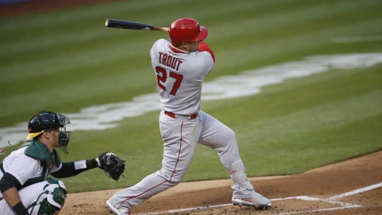 Mike Trout é um dos melhroes rebatedores da atualidade