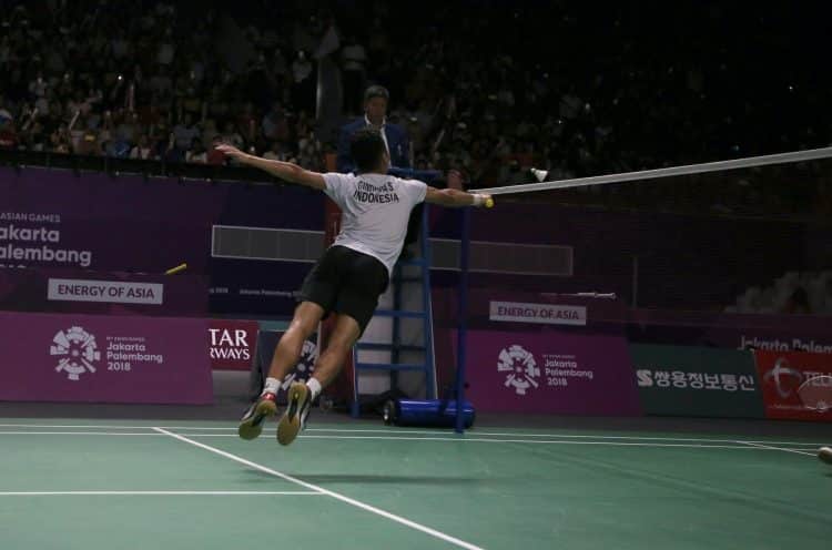 Regras do Badminton em simples
