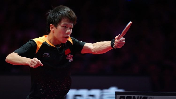 Lin Gaoyuan é um dos melhores jogadores de tênis de mesa atualmente