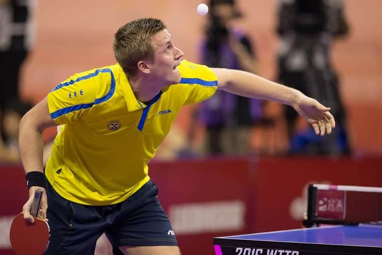 Mattias Falck é um dos maiores jogadores de tênis de mesa do mundo