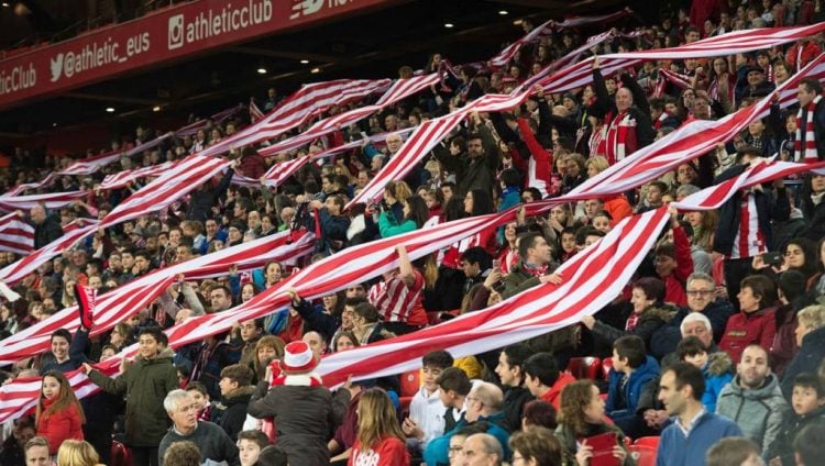 O Athletic Bilbao tem uma das maiores torcidas da Espanha