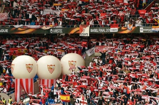 O Sevilla tem uma das maiores torcidas da Espanha