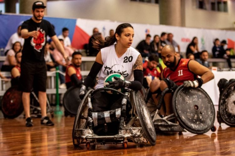 O rugby em cadeira de rodas é misto