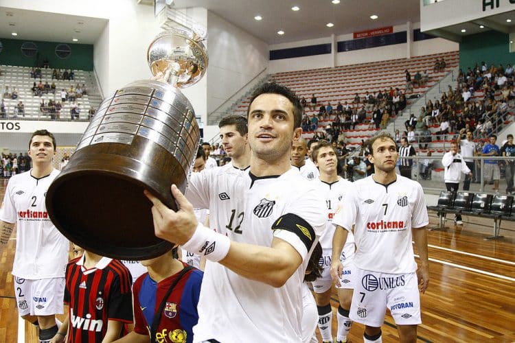Falcão é o jogador com mais títulos da Libertadores de Futsal