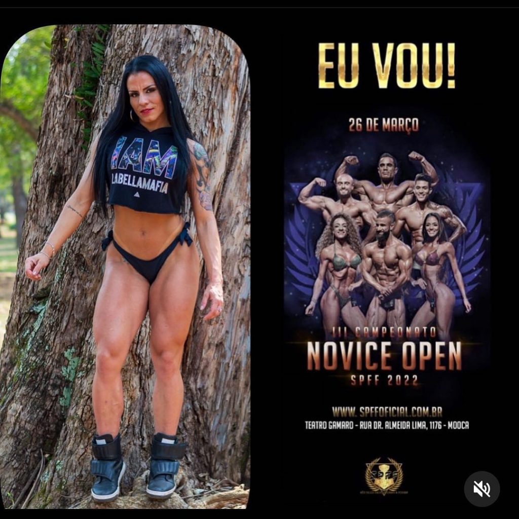 Heloísa Ferah realiza sua sétima competição de culturismo nesse fim de semana