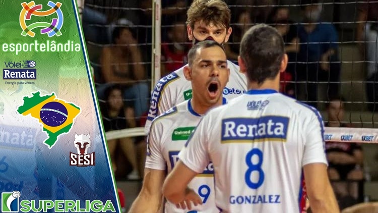 Vôlei Renata x Sesi SP – Dica, palpite e prognóstico – 31/03