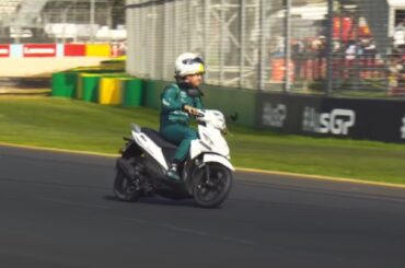 Vettel é roubado após o GP da Espanha e persegue ladrões de patinete