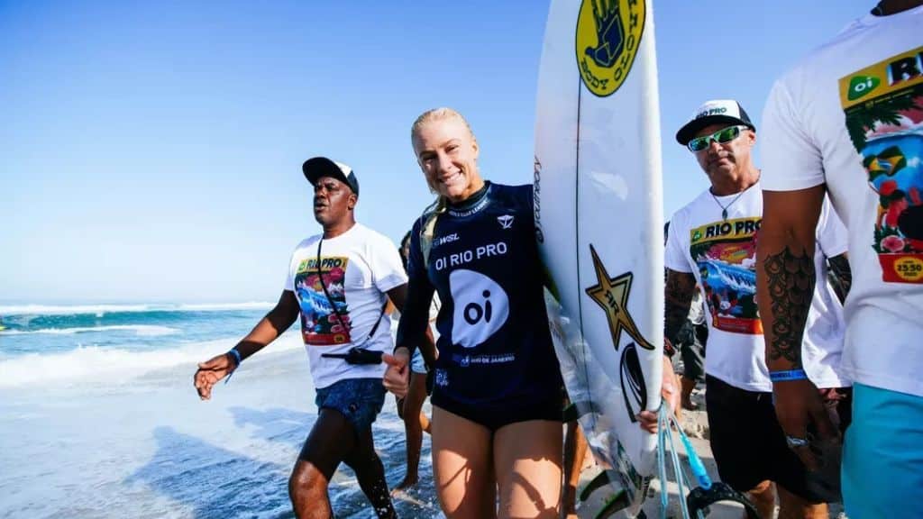 Brasileira é eliminada em Saquarema e lamenta não conseguir mostrar potencial