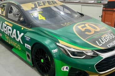 Stock Car: carro de Júlio Campos terá pintura em homenagem ao aniversário de 50 anos da equipe Lubrax; veja fotos
