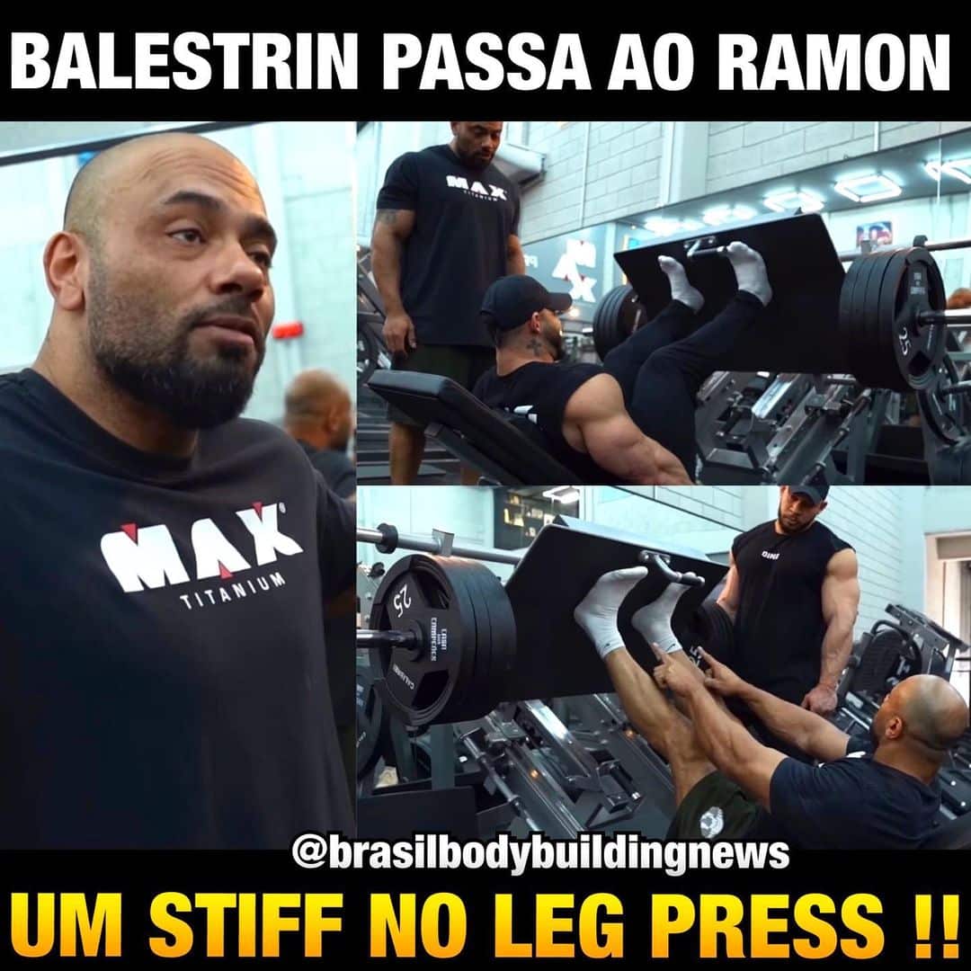 Polêmica: profissionais criticam Balestrin após fazer stiff no leg press