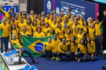 Gabriel Bandeira e Mariana Gesteira fazem Brasil fechar Mundial de Natação Paralímpica com chave de ouro