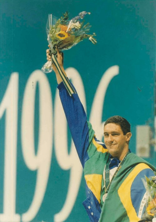 (Divulgação/COB) Gustavo Borges em 1996