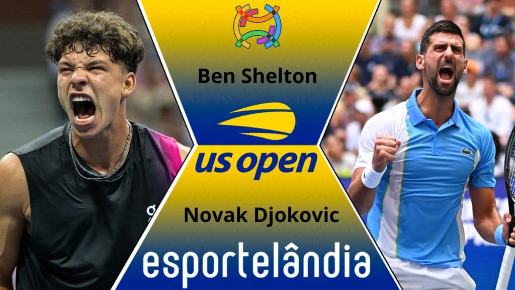 Djokovic faz Shelton descer à terra e está na final do US Open pela