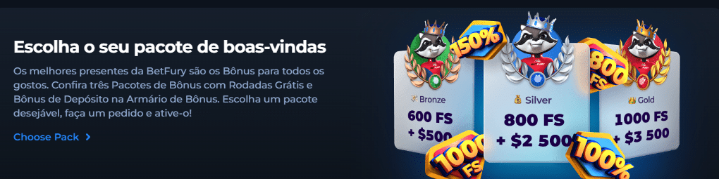 Betfury bonus de boas-vindas