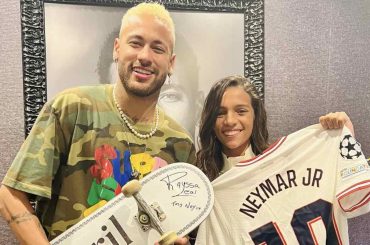 Rayssa Leal manda mensagem para Neymar após lesão