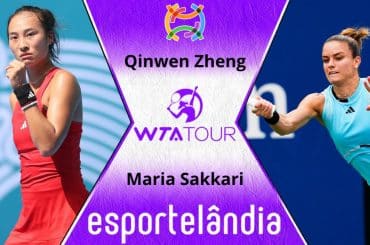 Palpites Tênis: Qinwen Zheng x Maria Sakkari – 11/10