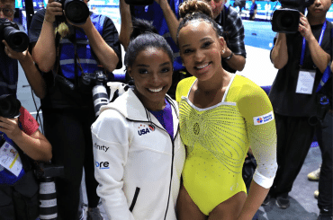 A espetacular admiração de Simone Biles por Rebeca Andrade