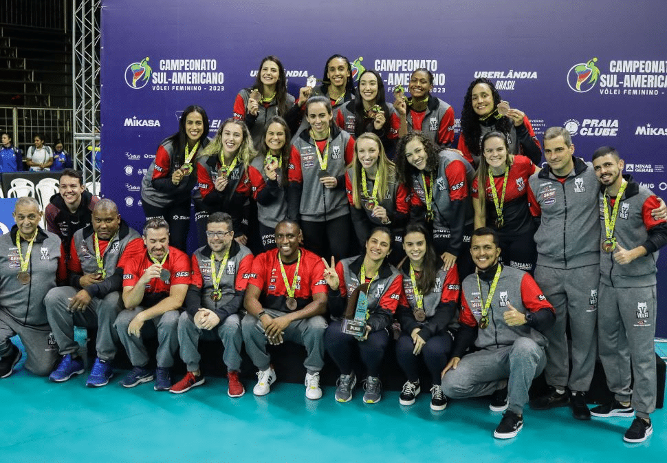 Sesi Bauru no Sul-Americano de Clubes de Vôlei Feminino 2023