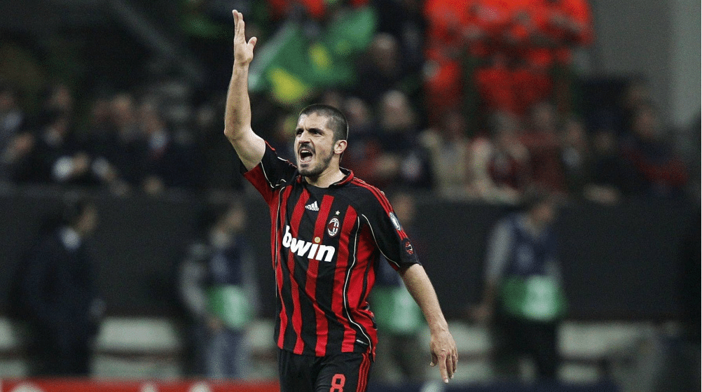 Gennaro Gatuso viveu seus melhores anos na carreira pelo AC Milan