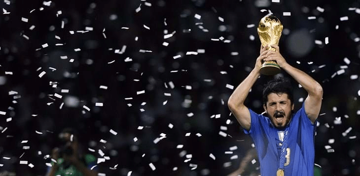 Gennaro Gattuso foi um dos pilares da Itália no Mundial de 2006