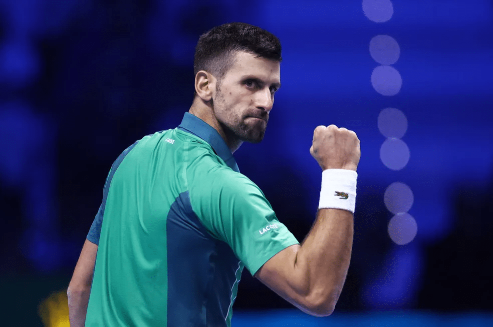Novak Djokovic no ATP Finals 2023