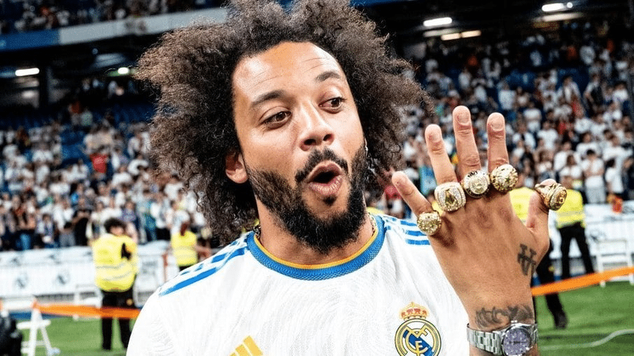 Marcelo venceu 5 Champions League com o Real Madrid