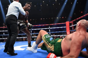 (Vídeo) Olha a boca! Ngannou revela o que disse ao derrubar Fury
