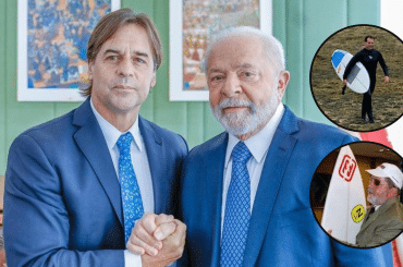 (Vídeo) Lula convida presidente do Uruguai para surfar no Brasil