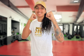 [Entrevista] Treino, família e legado: Nathalia Dinis abre o jogo antes de luta pela Kombat Taekwondo