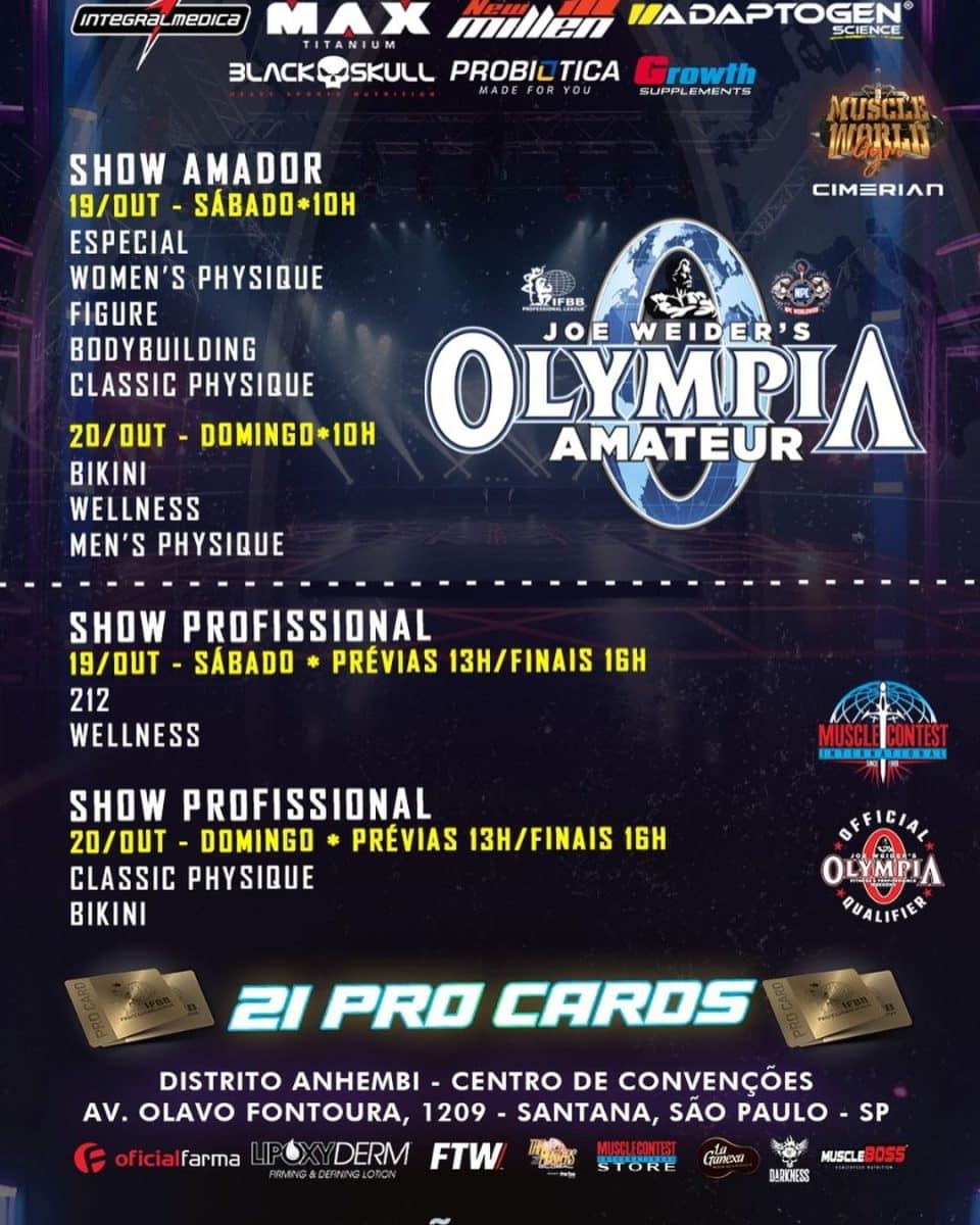 Mr Olympia Classic Physique 2024 Horario Petra Brigitte